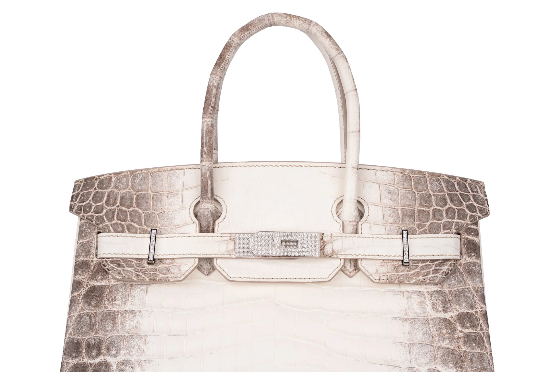Hermès Birkin 30 Exotic Himalaya Blanc Crocodile Niloticus White