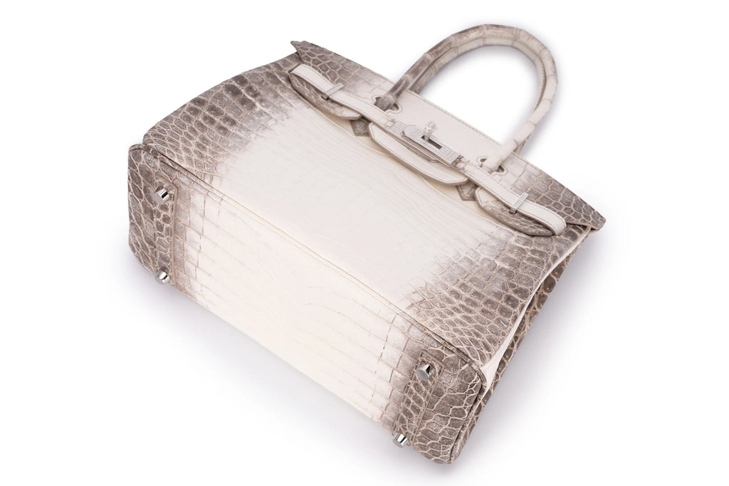Hermès Birkin 30 Exotic Himalaya Blanc Crocodile Niloticus White