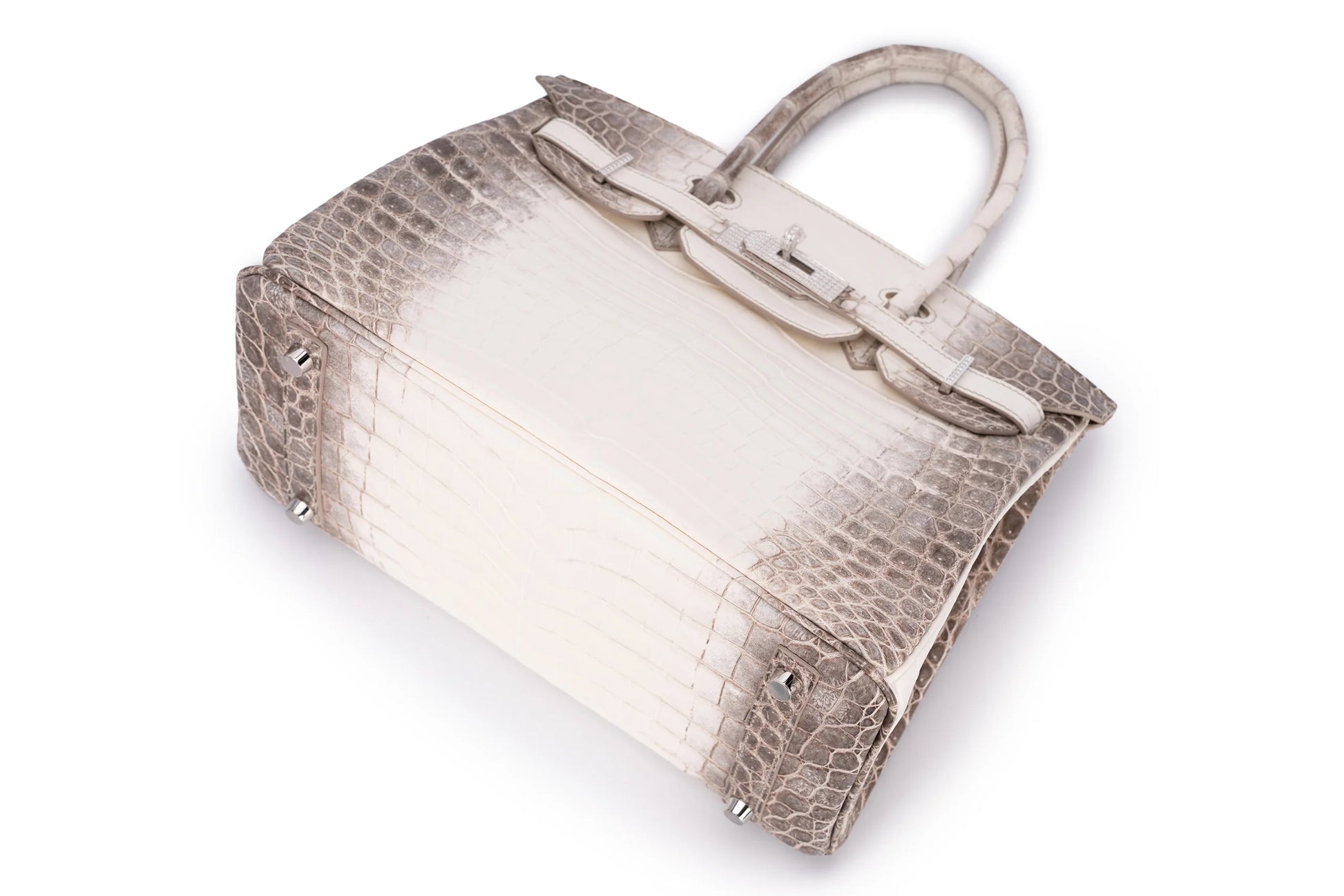 Hermès Birkin 30 Exotic Himalaya Blanc Crocodile Niloticus White