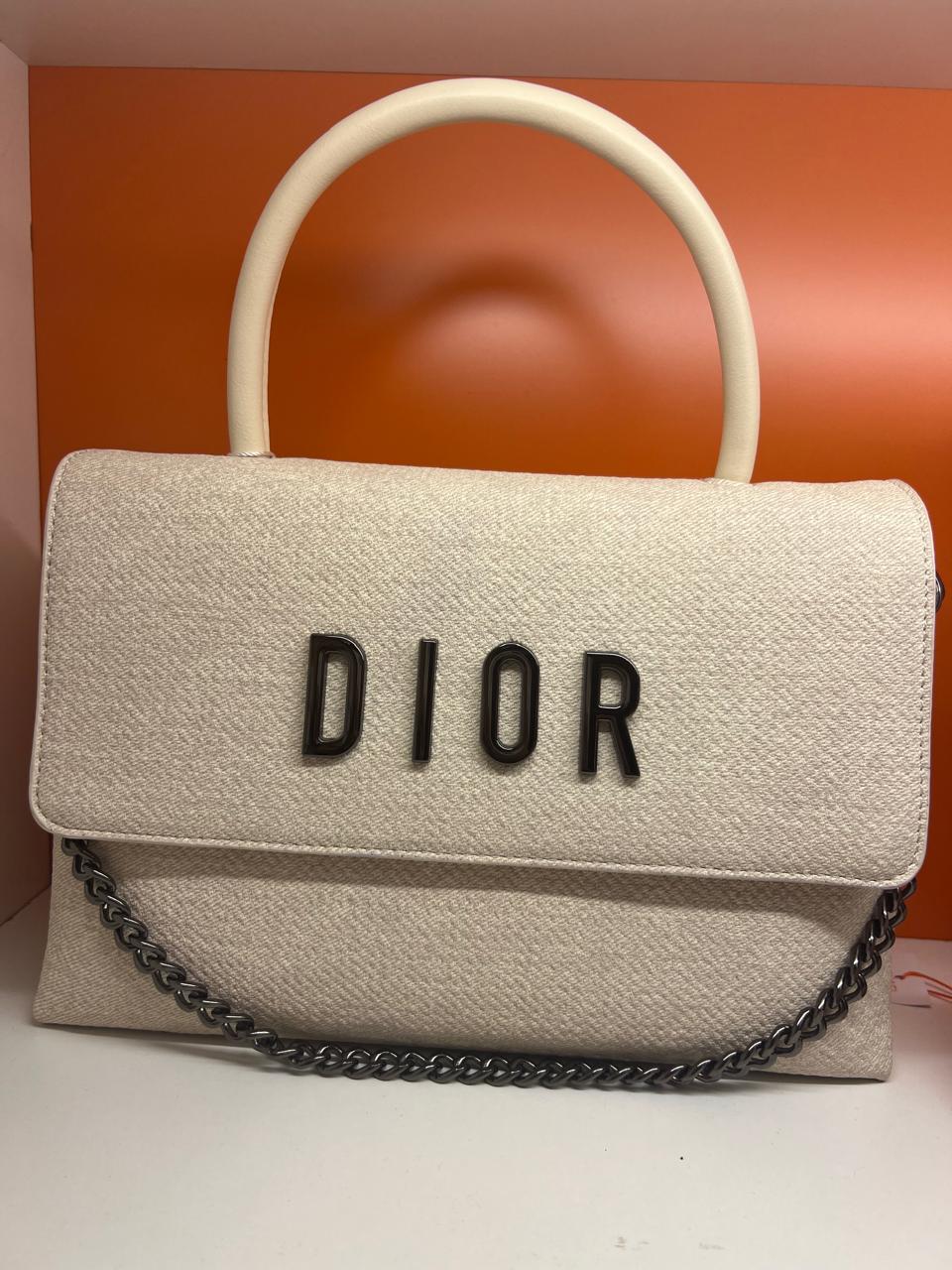 Dior Shoulder Crossbody Bag Cream With Strap