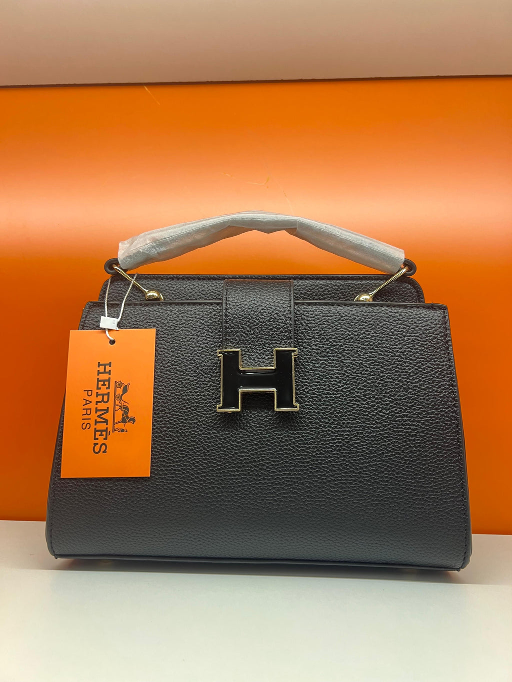 Hermes Small Crossbody Bag With Strap Black