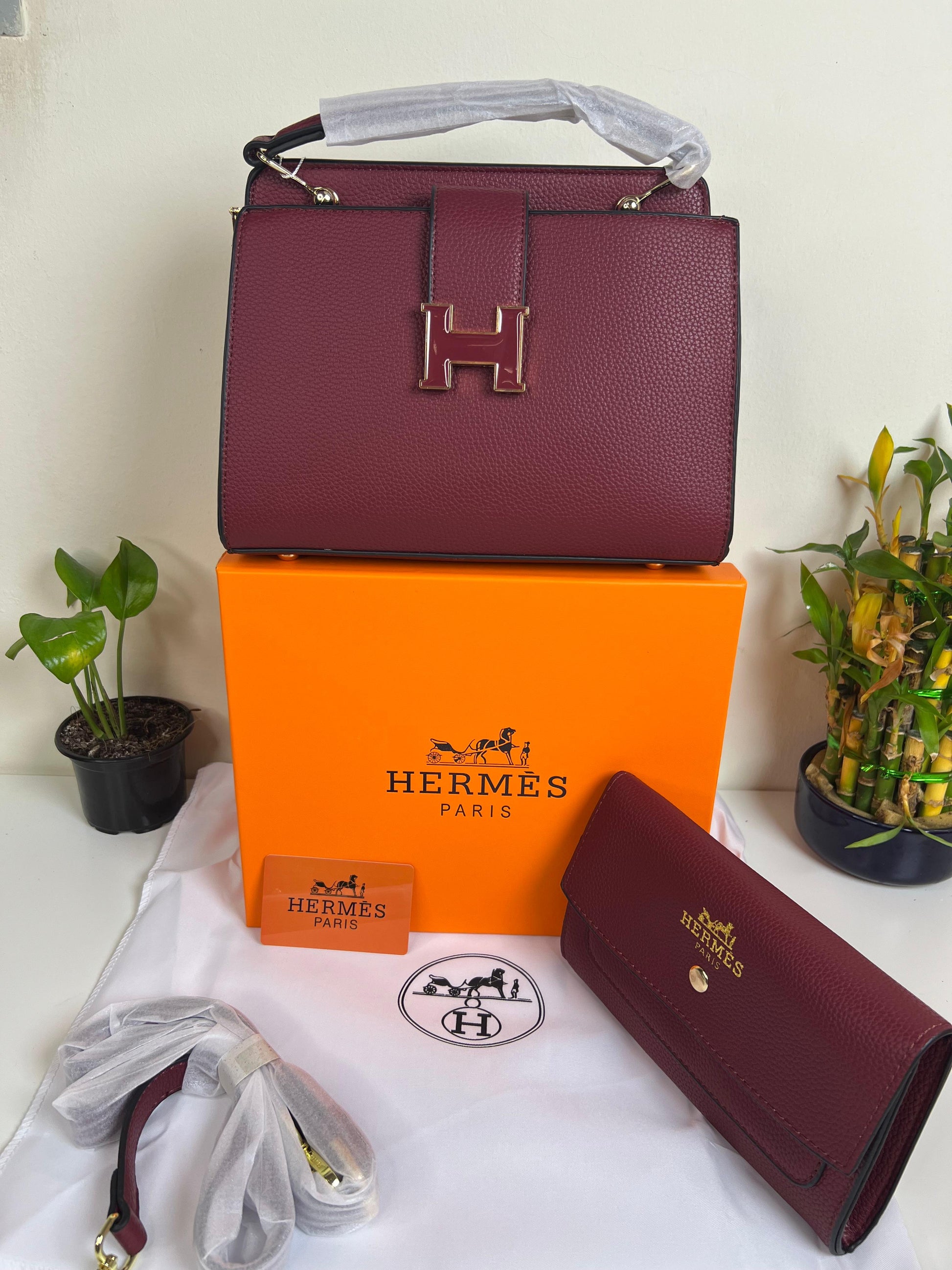 Hermes Small Crossbody Bag With Strap Red