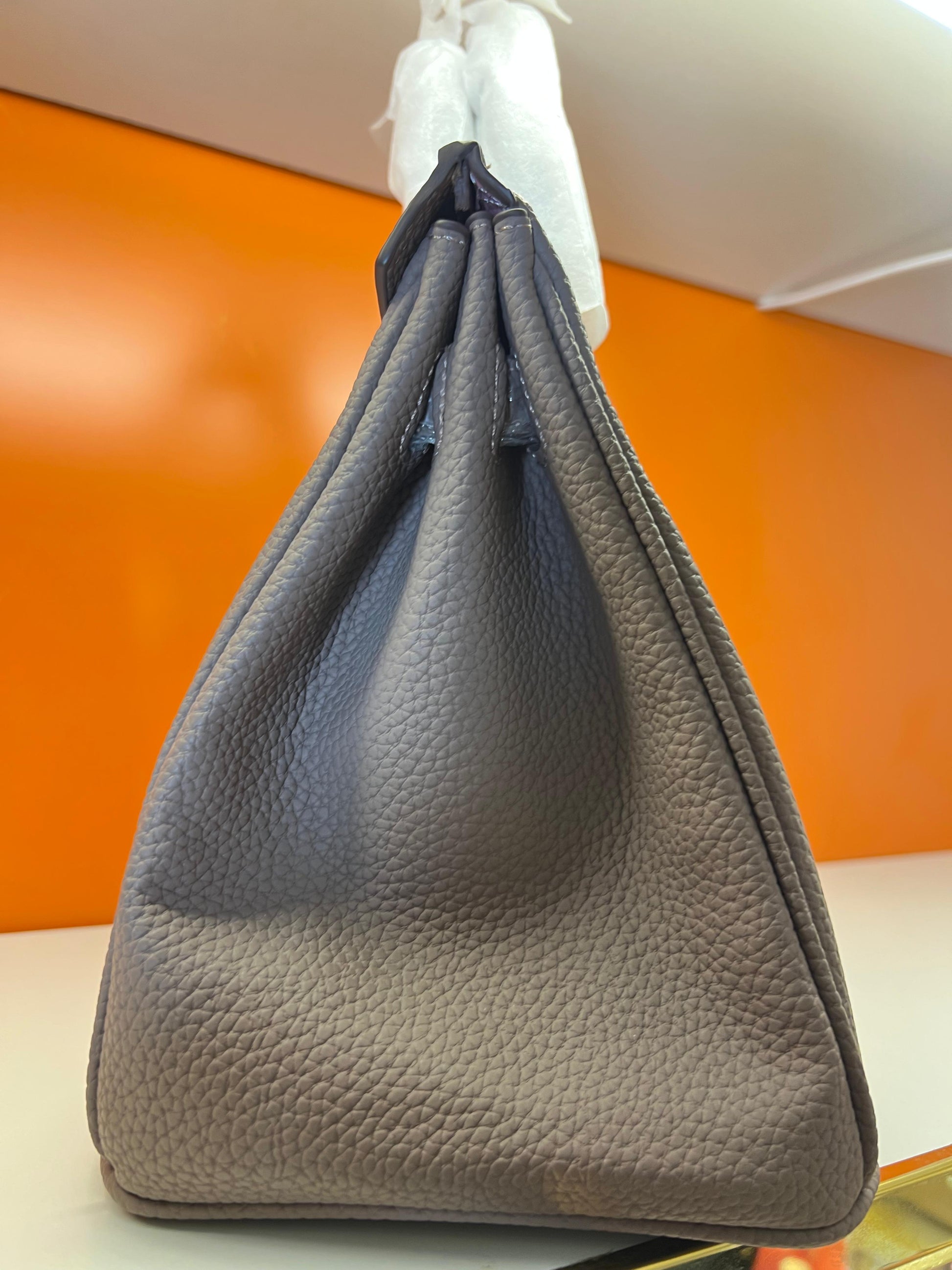 Hermes Shoulder Bag Drak Grey With Strap