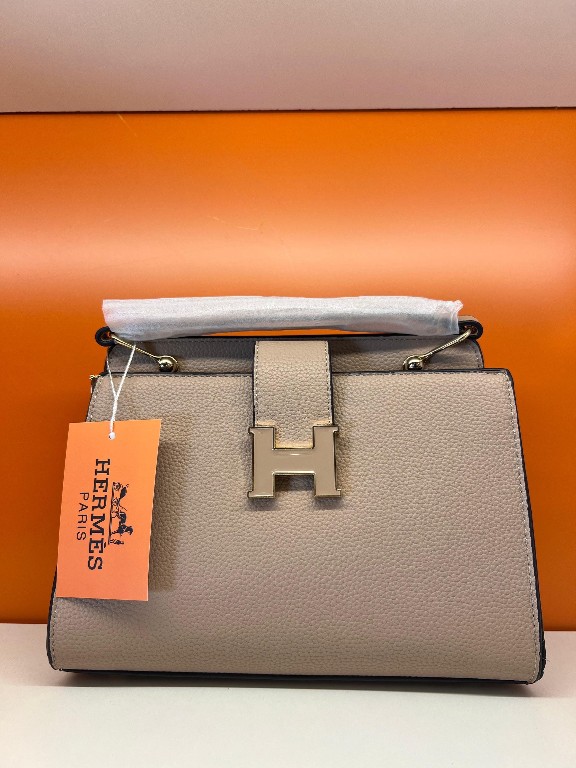 Hermes Small Crossbody Bag With Strap Biege