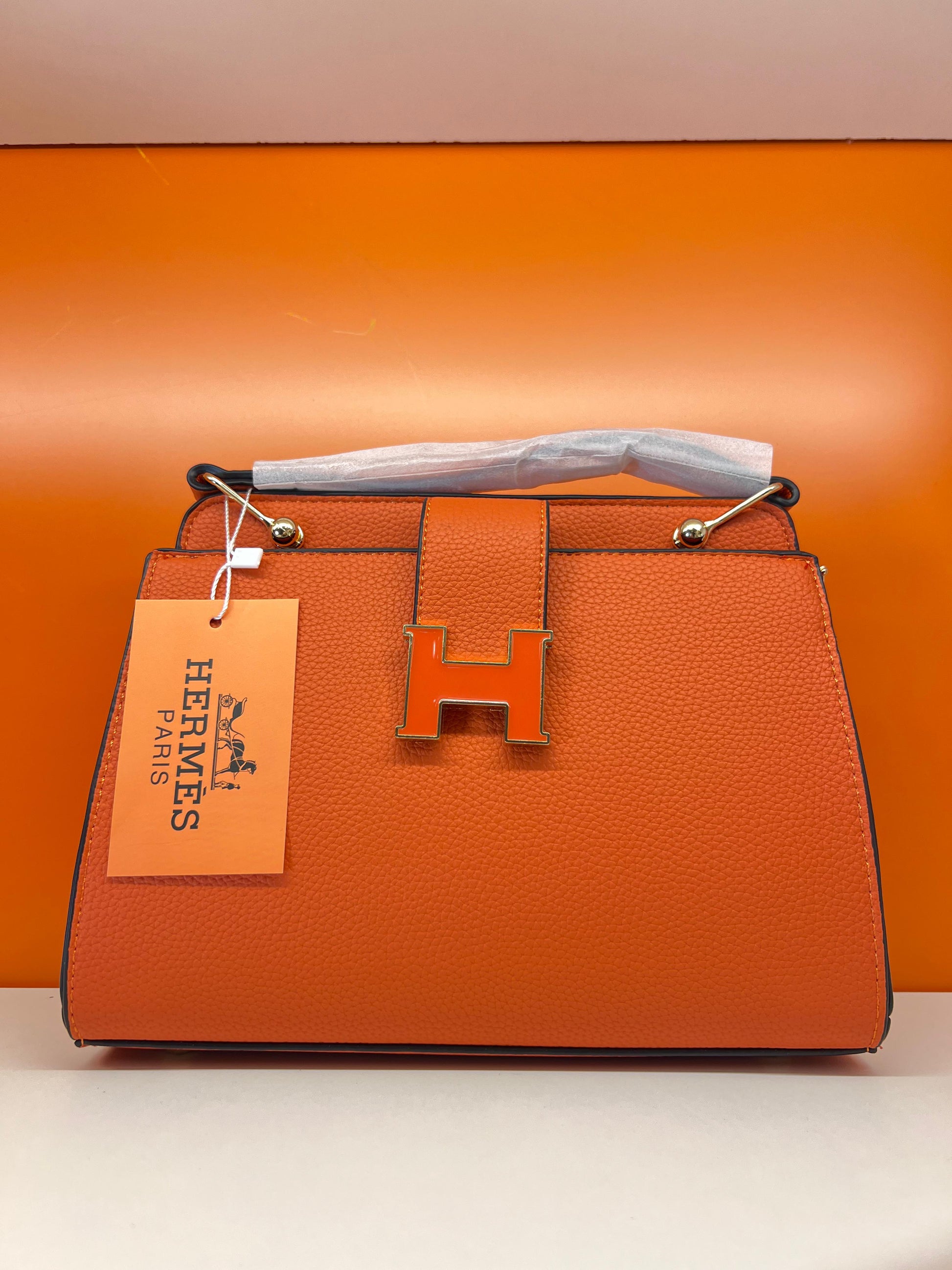 Hermes Small Crossbody Bag With Strap Orange