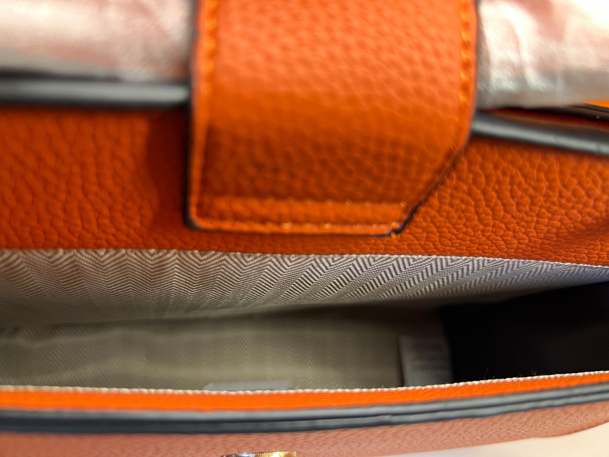 Hermes Small Crossbody Bag With Strap Orange