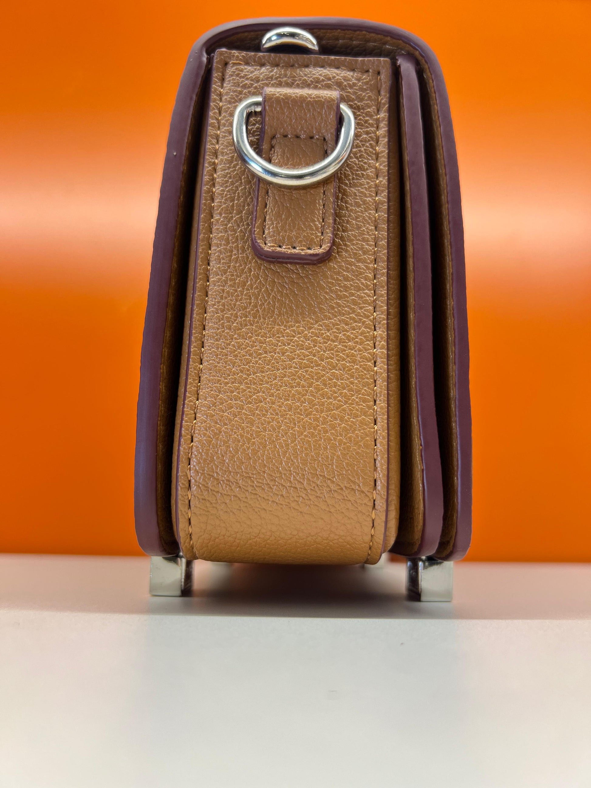 Hermes Small Wallet Crossbody With Strap Brown