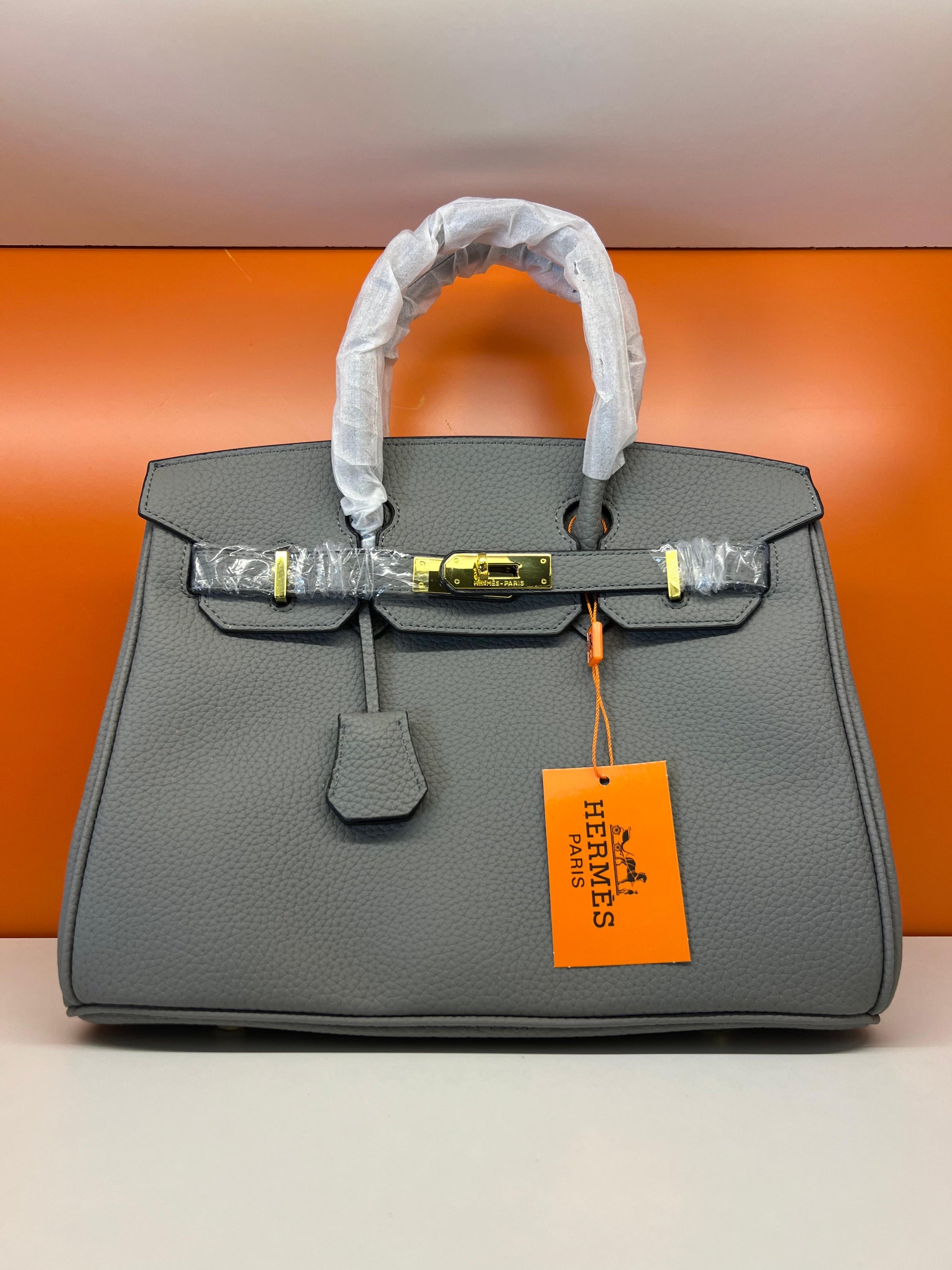 Hermes Shoulder Bag Grey With Strap