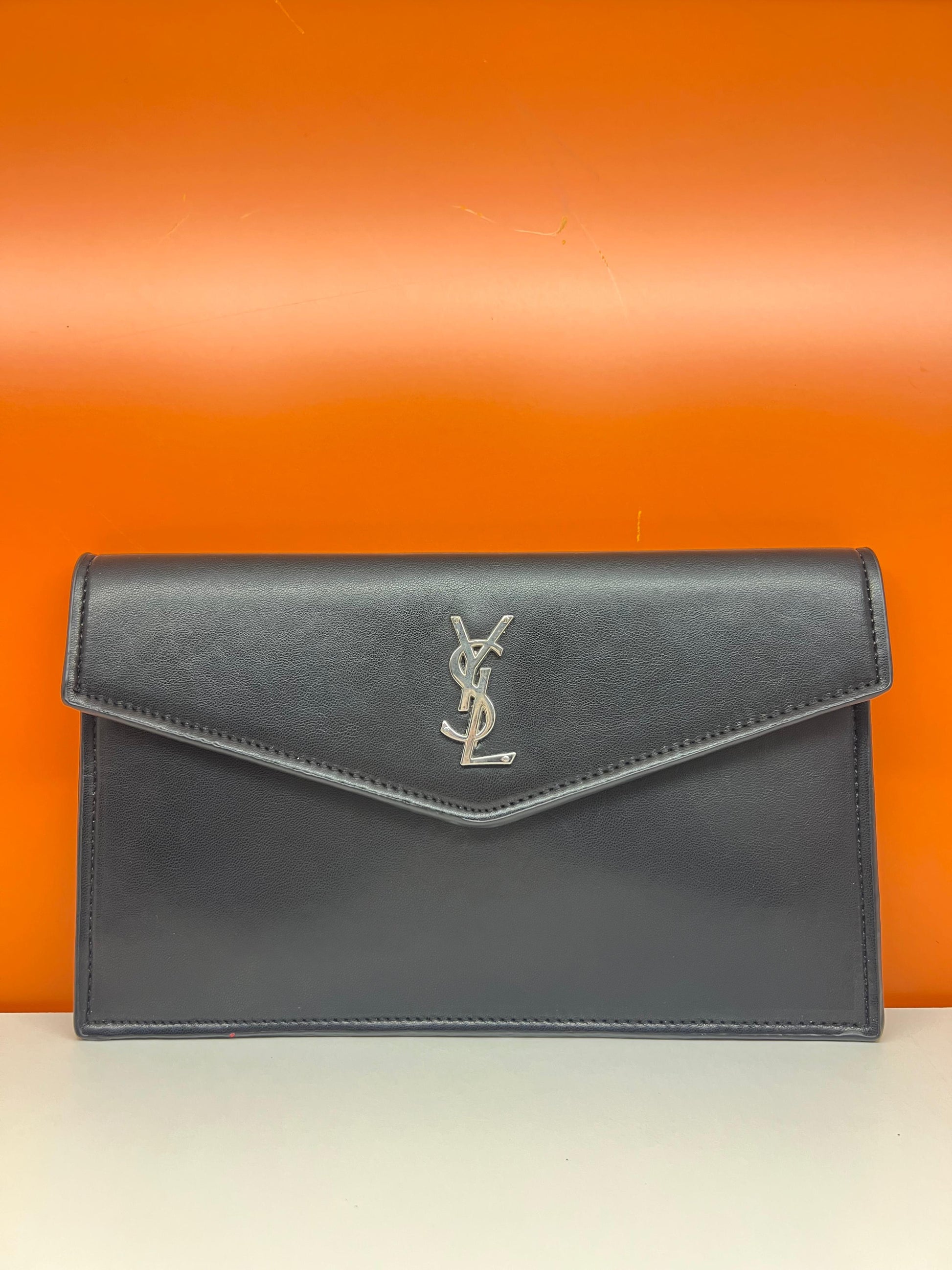 Siant Laurent YSL Slim Wallet Black