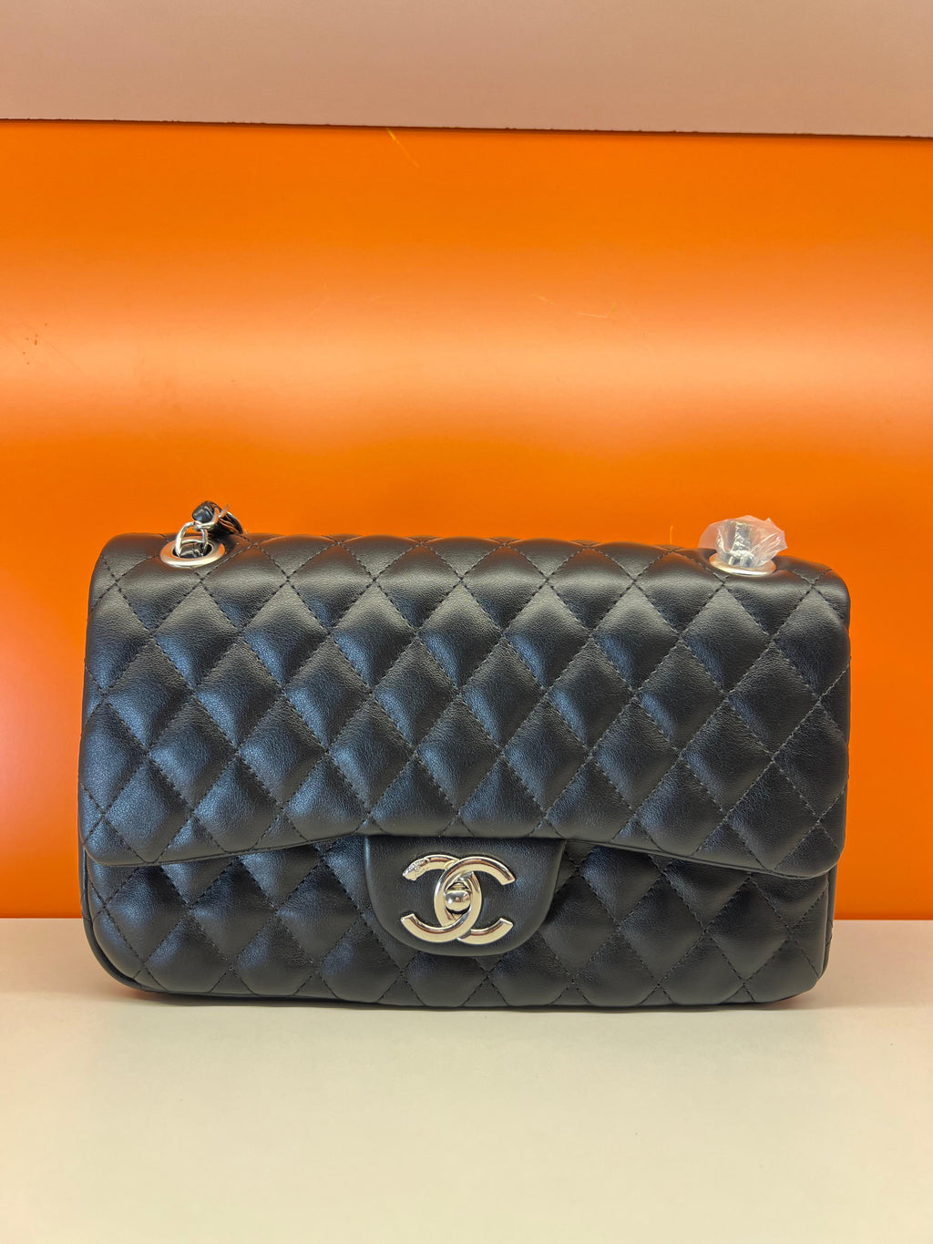 Chanel Black Quilted Caviar Small Classic Double Flap Bag