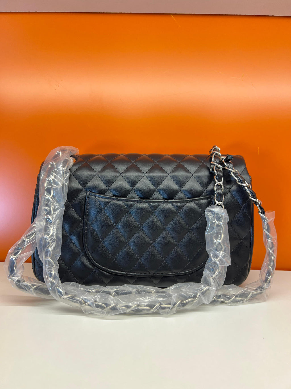 Chanel Black Quilted Caviar Small Classic Double Flap Bag
