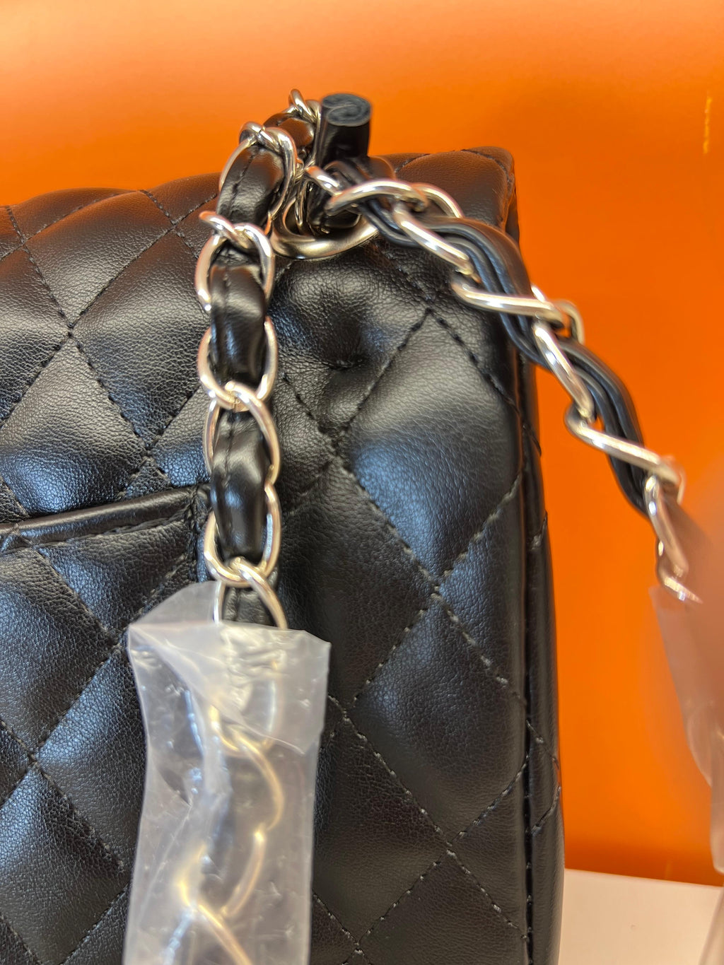 Chanel Black Quilted Caviar Small Classic Double Flap Bag