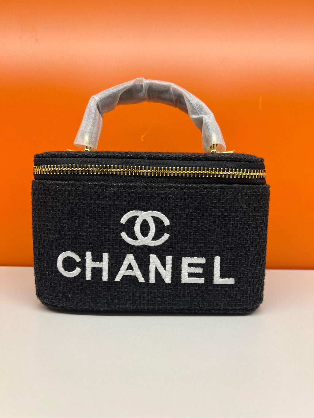 Chanel Small Black Color Vanity Case Handbag