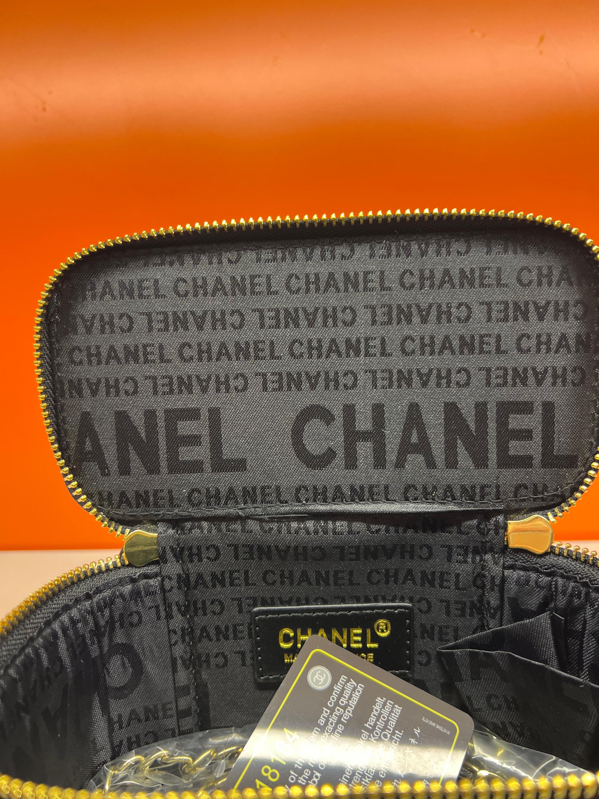 Chanel Small Black Color Vanity Case Handbag
