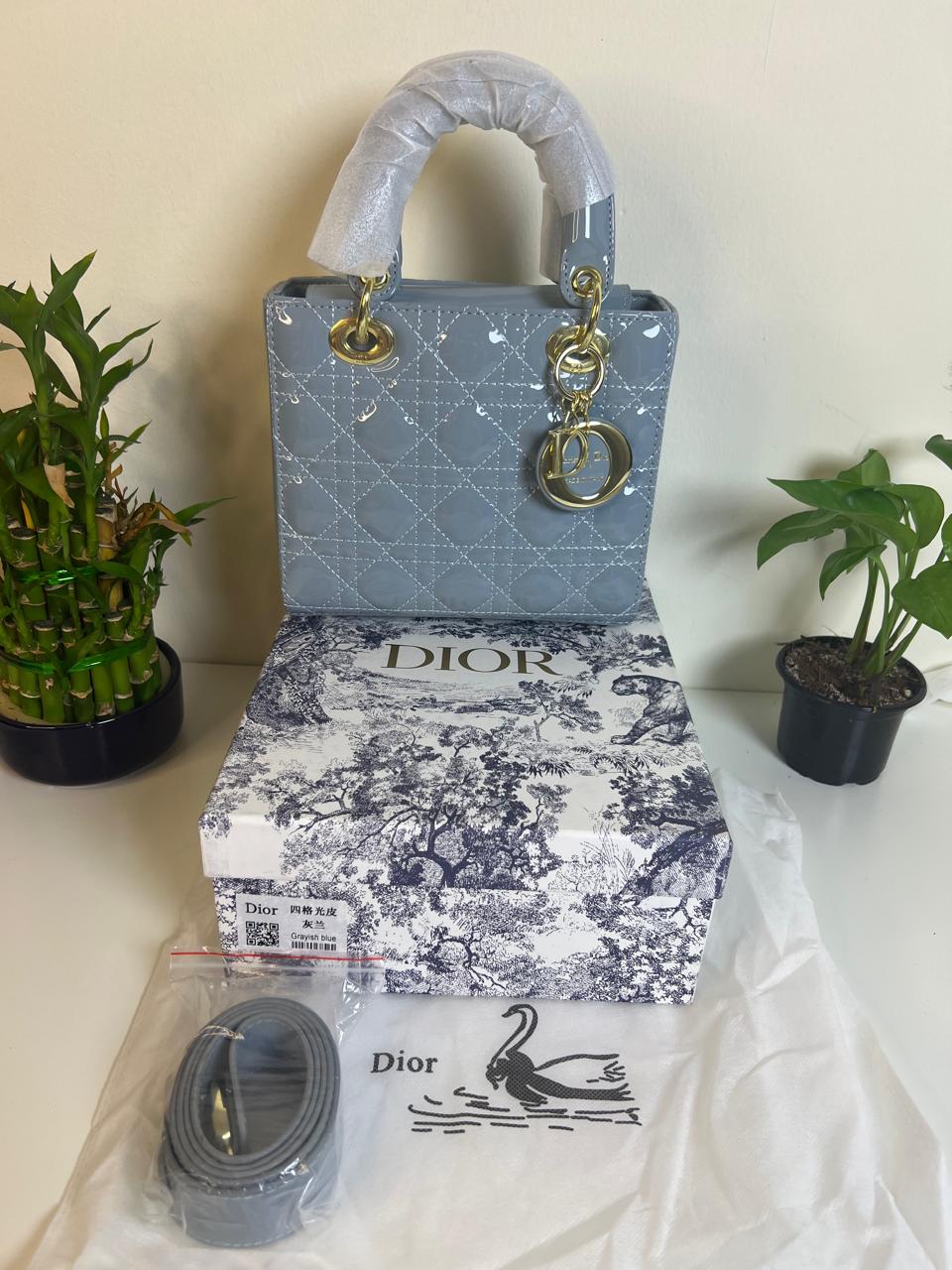 DIOR LAMBSKIN CANNAGE SMALL LADY DIOR