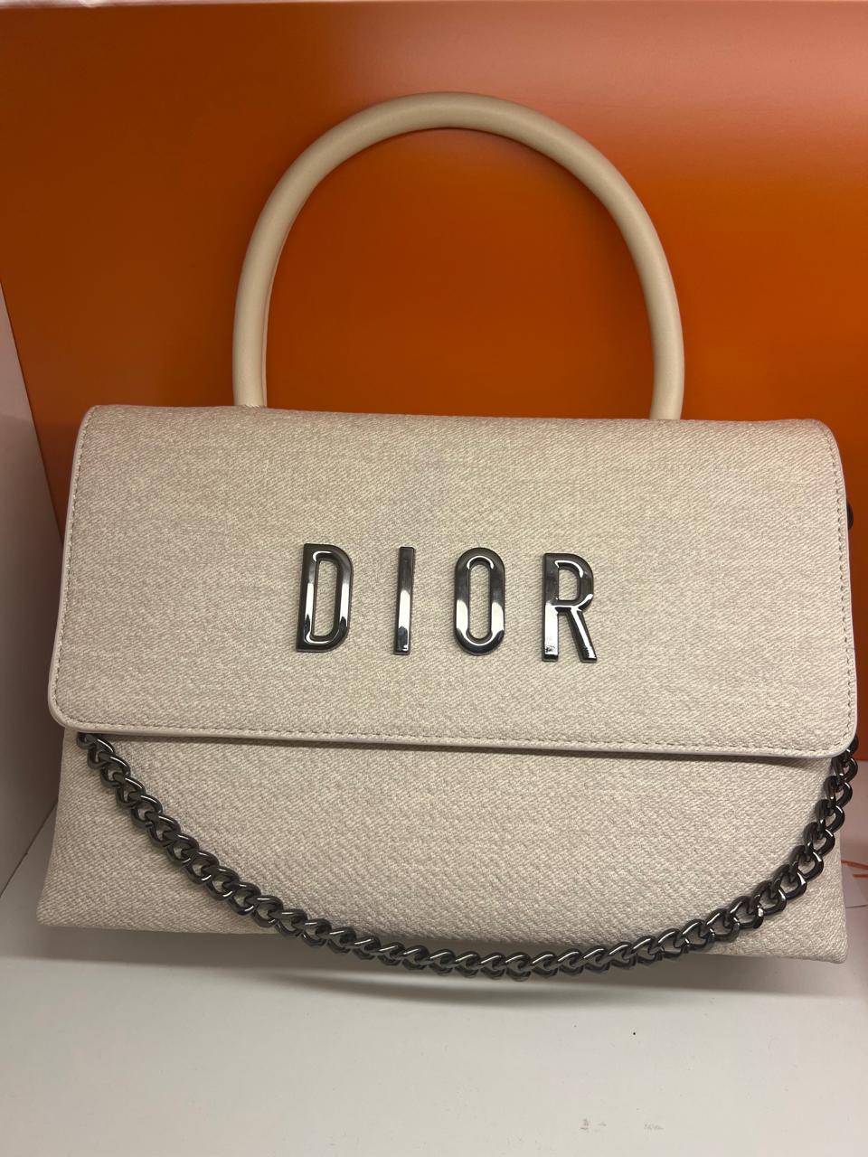 Dior Shoulder Crossbody Bag Cream With Strap