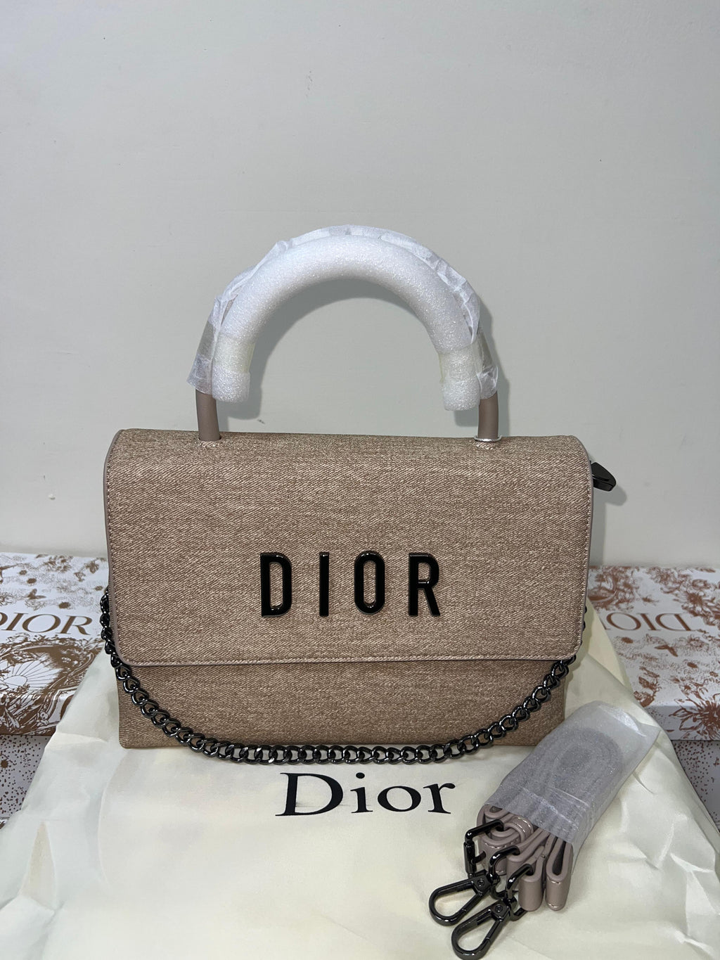 Dior Shoulder Crossbody Bag Brown With Strap