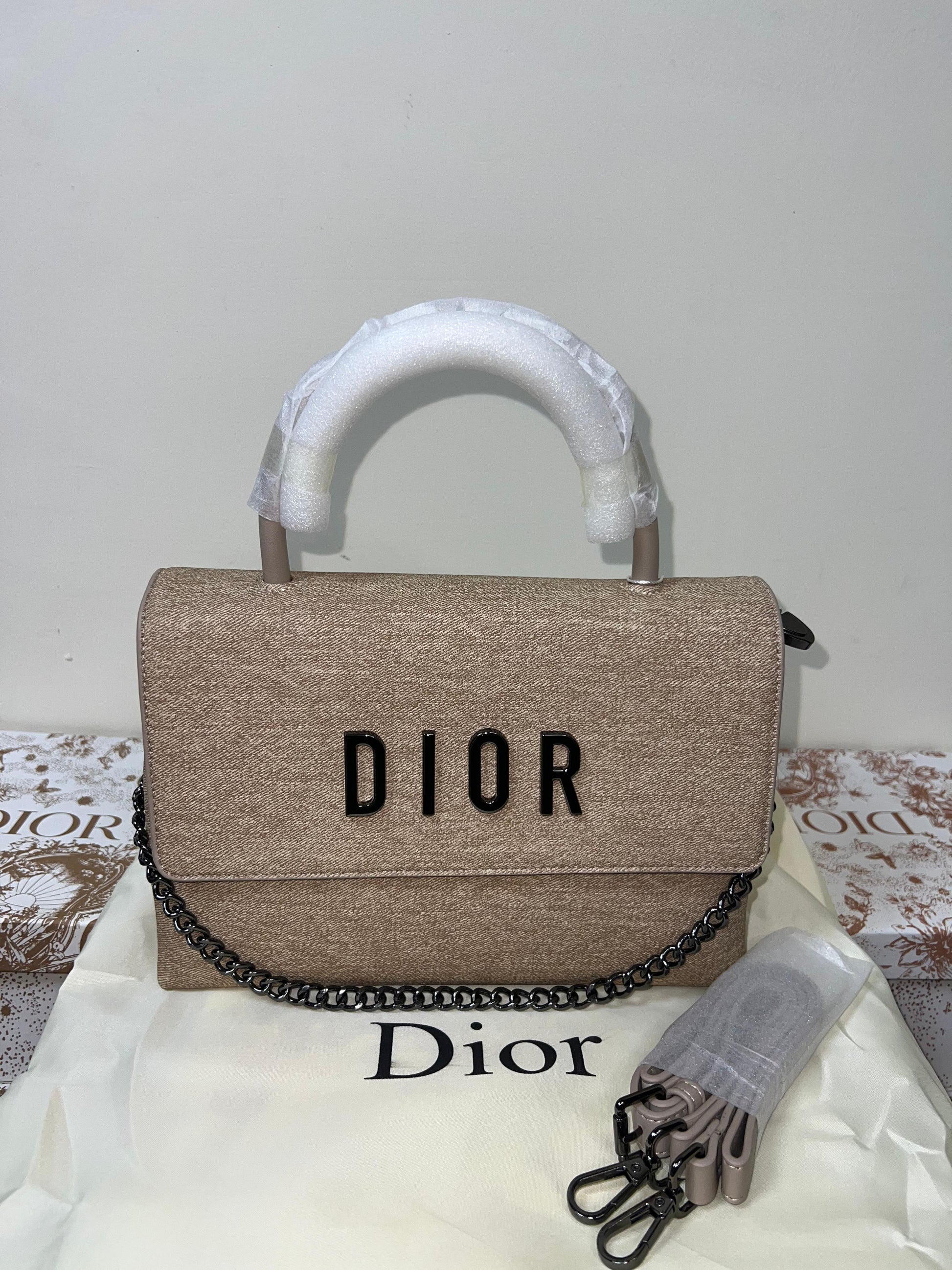 Dior Shoulder Crossbody Bag Brown With Strap