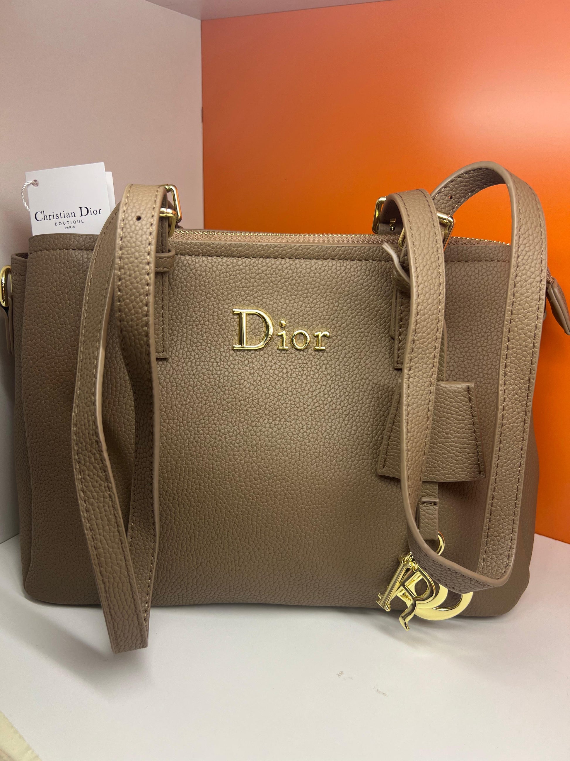 Dior Shoulder Crossbody Bag Mud Colour With Strap