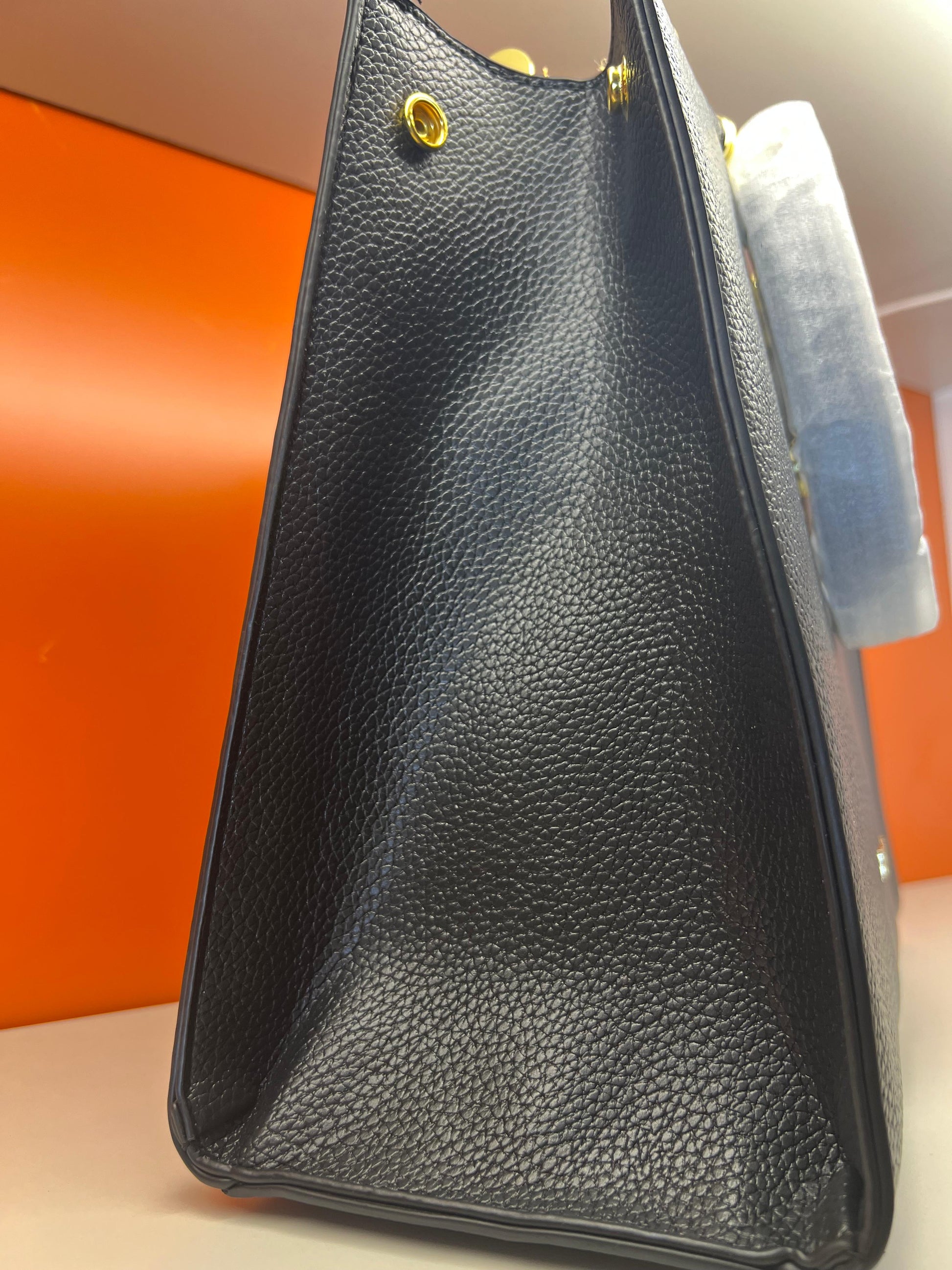 Hermes Birkin Black Long Shoulder Bag With Strap
