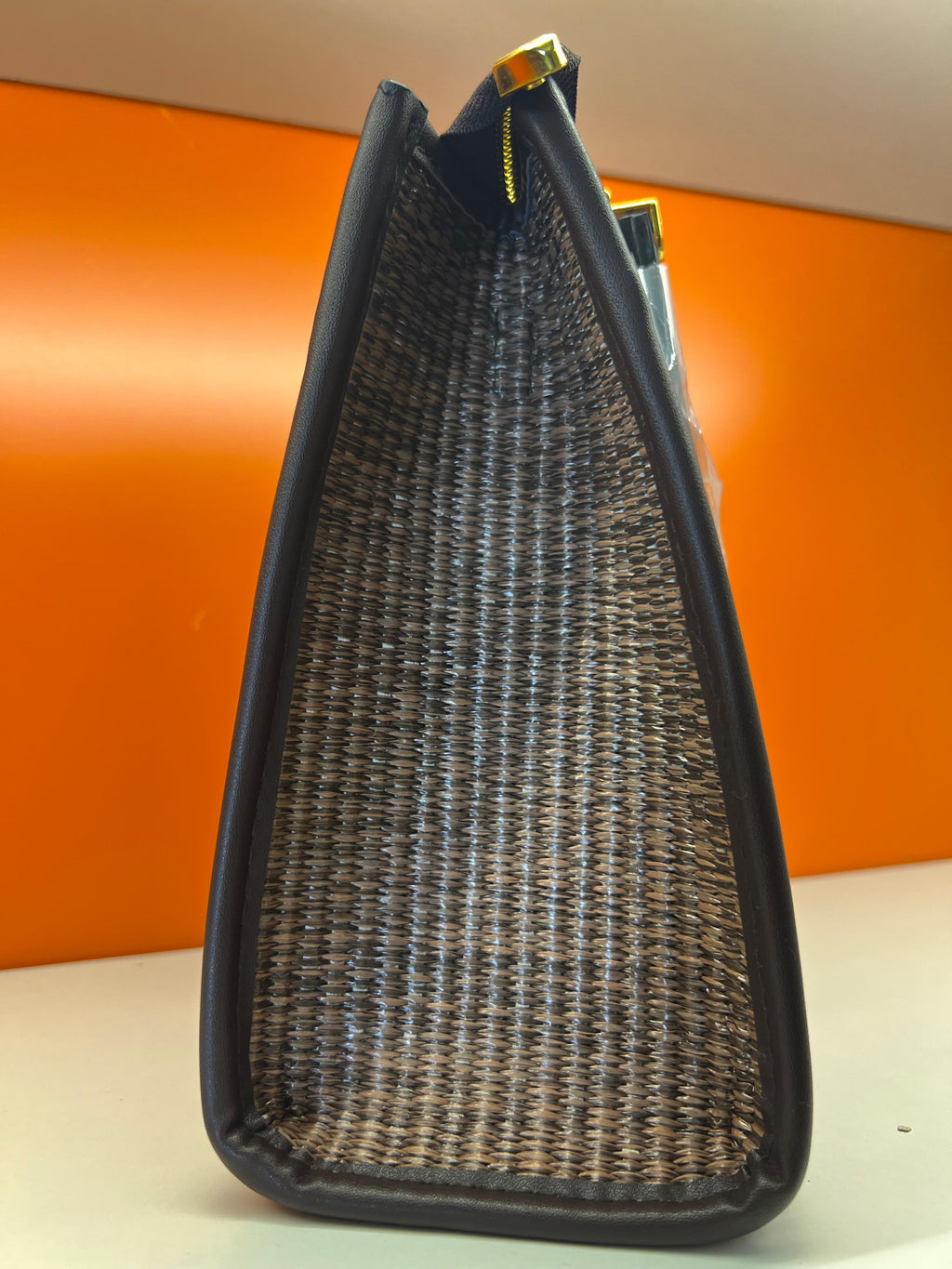 Fendi Sunshine Small Brown FF jacquard fabric bag