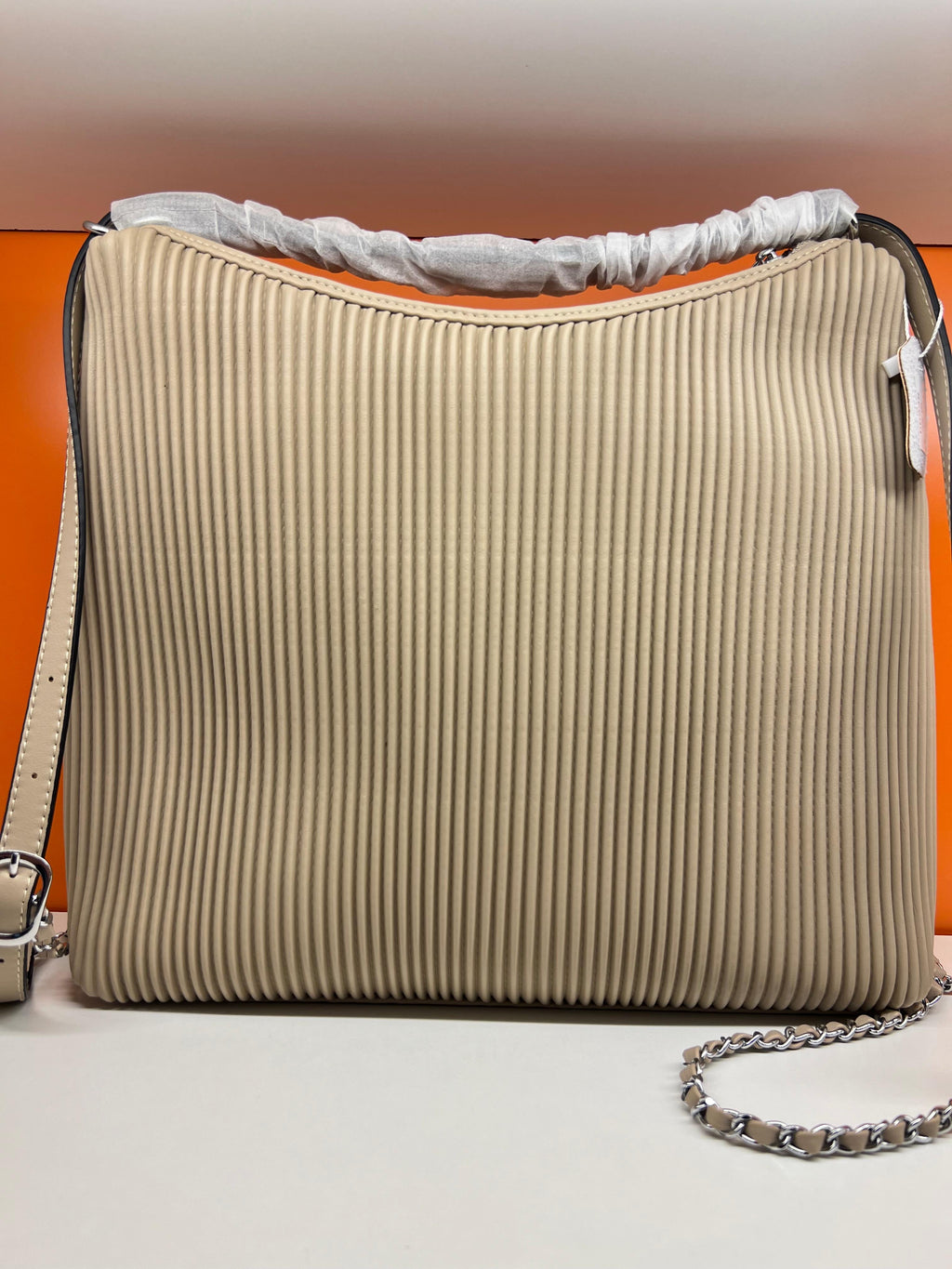 Chanel Shoulder Big Bag Double Strap Shiny Shade Colour