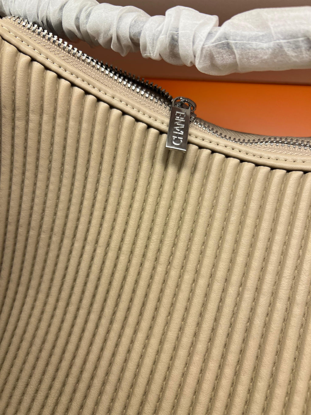 Chanel Shoulder Big Bag Double Strap Shiny Shade Colour