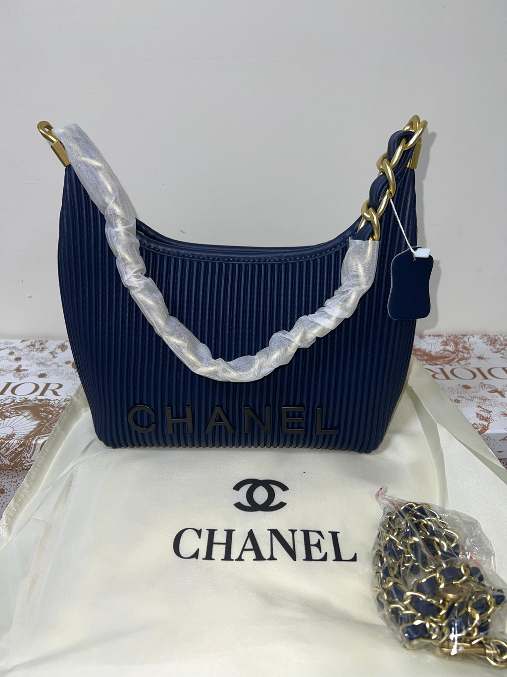 Chanel U Shape Shoulder & Crossbody Bag With Strap