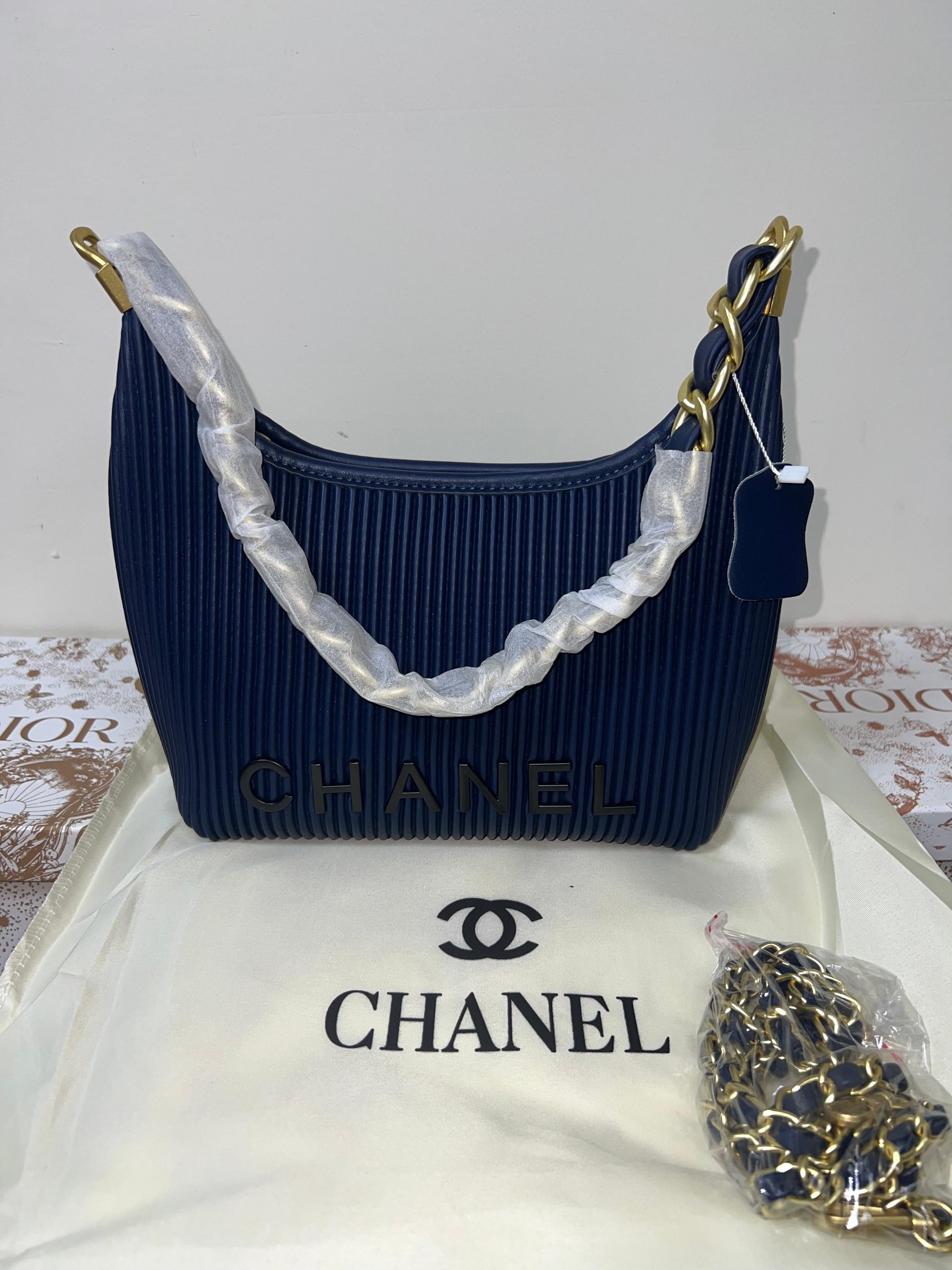 Chanel U Shape Shoulder & Crossbody Bag With Strap