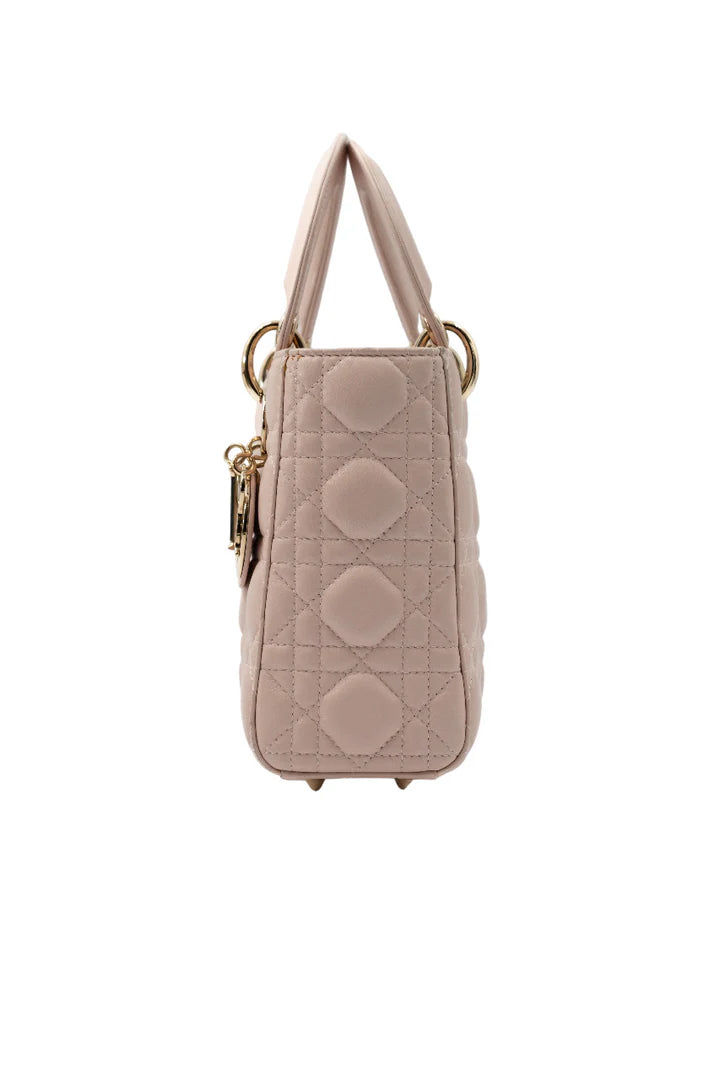 DIOR LAMBSKIN CANNAGE SMALL LADY DIOR