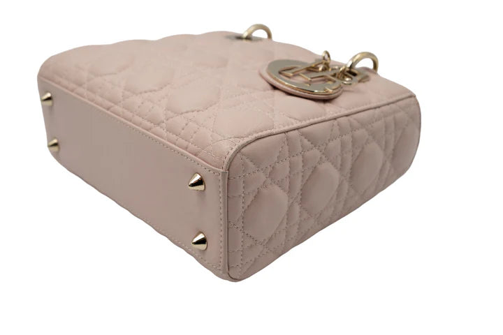DIOR LAMBSKIN CANNAGE SMALL LADY DIOR