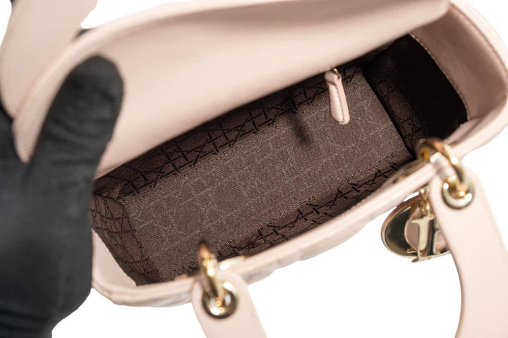DIOR LAMBSKIN CANNAGE SMALL LADY DIOR