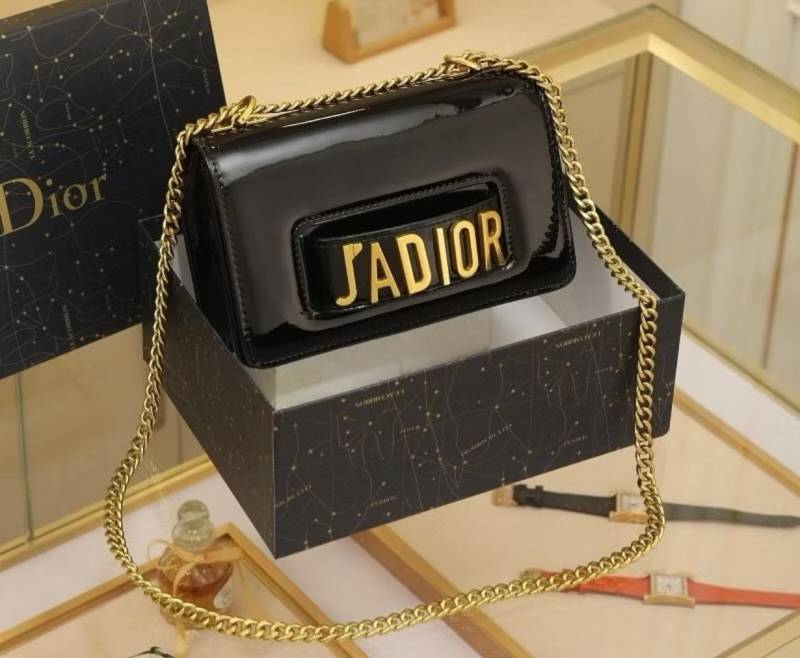 J'Adior leather shoulder bag