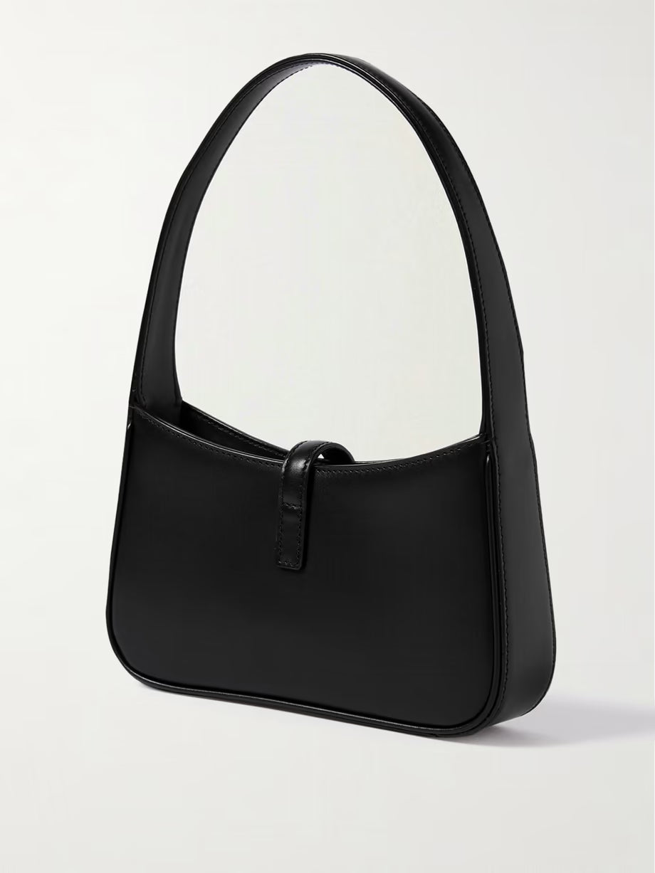 Saint Laurent YSL Mini Patent Leather Shoulder Bag Black
